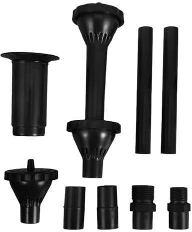 Toddmomy 9pcs Water Fountain Heads for Pond Pumps, Submersible Pumps, And Pools – Multifunctional Fountain Spray Heads for Garden, Pond, And Patio