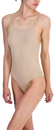 Silky Dance nahtloses Mieder, Gymnastikanzug, Unterwäsche, zum drunter tragen, Hautfarben, damen, Flesh, nude, M