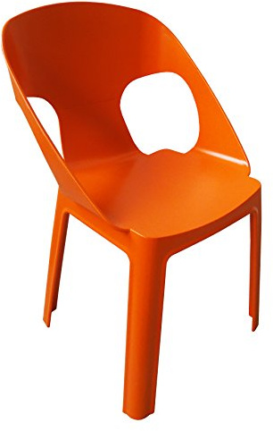 Blanke Design Rita Kinderstuhl, Polypropylen mit Glasfaserverstärkung, Orange, 40 x 37.5 x 58 cm