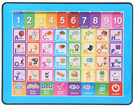 Zerodis Baby Englisch Lernen Maschinenspielzeug Touchscreen Tablet Pad frühen pädagogischen Bücher Spielzeug für Baby Kinder
