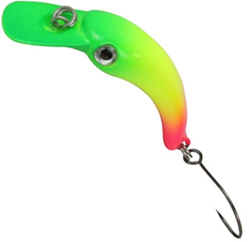 FTM Unisex – Erwachsene 10C8900070C10 Wobbler Masu 1,2g 2,9cm-Forellenwobbler zum Spinnangeln, Miniwobbler zum Forellenangeln, Forellenköder zum Spinnfischen, Farbe:grün/gelb/pink, Bunt, Normal