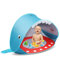 Tienda Playa Bebe, Opret Pop-up Tiendas de Campaña con Piscina para Niños Carpa Plegable Portátil Anti UV 50+ Protector Solar, Azul