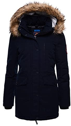 Superdry Everest Parka Veste, Eclipse Navy, XS (Taille Fabricant:8) Femme