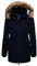 Superdry Womens Everest Parka Jacket, Eclipse Navy, 40 EU(Herstellergröße:8)