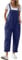 YESNO Women's Dungarees Loose Casual Plus Size Lightweight Sleeveless Overall Long Jumpsuit Playsuit Trousers Pants Dungarees (M PV9UK Navy)