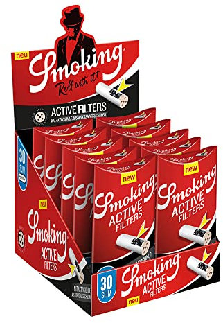 Smo-King 20232 Smoking Aktivkohlefilter, Papier