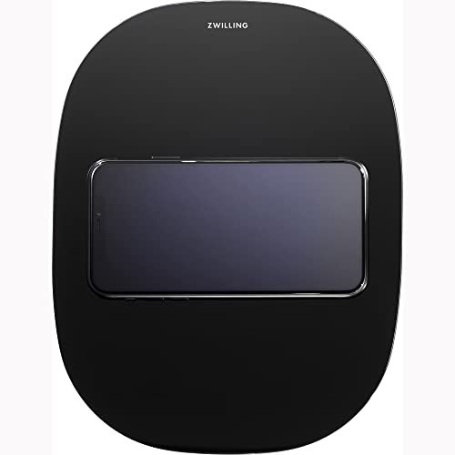 ZWILLING Enfinigy 2-in-1 Wireless Charging Pad and Digital Kitchen Food Scale, Black