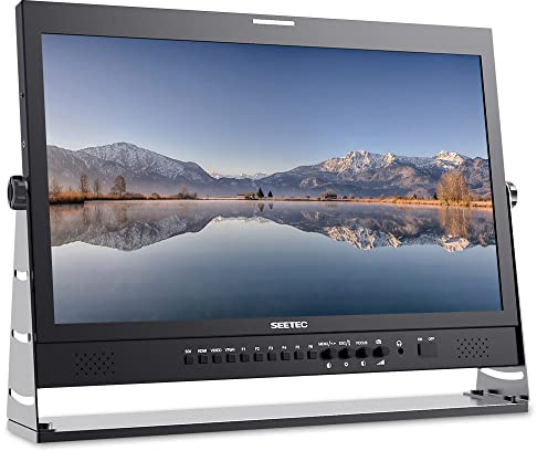 SEETEC P215-9HSD-192 21.5 250nit 3G SDI 4K HDMI Director Broadcast Monitor | AV YPbPr, Image Freeze, Focus Assist, 250nit Full HD 1920×1080 IPS Screen, 3-color Tally Light, for Studio Production