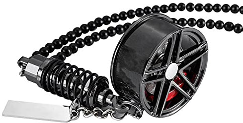 Auto Rad Rückspiegel Anhänger,MoreChioce Personalisierte Auto Hängende Ornament Innenspiegel Charm Innenraum Dekoration Rückspiegel Ornament Innendekoration Zubehör für Frauen Männer,#D