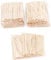 JAPCHET 1000 PCS Eye brow Waxing Sticks, Small Wax Spatulas, Mini Wooden Waxing Spatulas Tongue Depressors for Hair Eyebrow Removal
