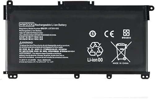 Backupower Replacement HW03XL Battery Compatible with HP Pavilion 15-EG 15-EH 15-EG0067ST 15-EG0027OD L96887-541 L97300-005 L96887-2B1