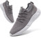 BUBUDENG Damen Schuhe Turnschuhe Sportschuhe Atmungsaktiv Laufschuhe Straßenlaufschuhe Sneaker Outdoor Fitness Gym Walkingschuhe, Grau,EU 39