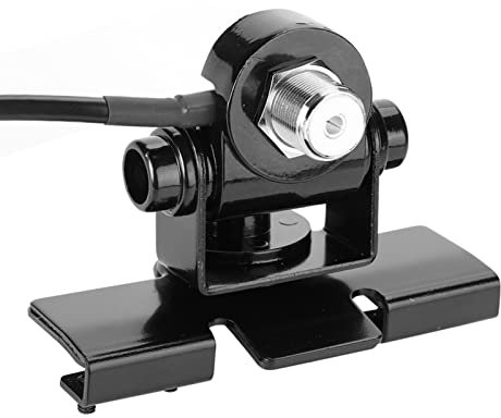 VGEBY Car Antenna Mount Bracket, 360 Degree Adjusting Angle Radio Antenna Mount Bas For Mobile Radio Car Clip Mount Trunk Lid, Hatchback, Door Mount