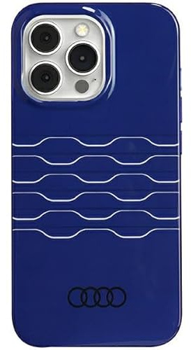 Audi IML Case Hülle für iPhone 13 Pro / 13 6.1 Blau Blue hardcase AU-IMLMIP13P-A6/D3-BE