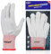EHDIS 1 par Guantes de Trabajo Profesionales, Guantes de Montaje Antideslizantes sin Costuras, para Instalación de Vinilo, El Transporte, Horticultura, (Nylon y Poliuretano), Rosa