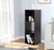 PACHIRA Bücherregal Aus Holz, 1* 3 Fächer Aufbewahrungsregal, Dunkelbraun Standregal Für Wohnzimmer, Schlafzimmer, Stapelbares Büroregal, Freistehendes Aktenregal Für Bücher, CDs, Kleidung, Spielzeug