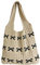 DKIIL NOIYB Gestrickte Umhängetasche Gehäkelte Einkaufstasche Herz Handtasche Hobo Bag Strick Tragetasche Häkeltasche Herz Strandtasche Tote Bag Teenager Mädchen Shopper Tasche (B1-Schwarz)