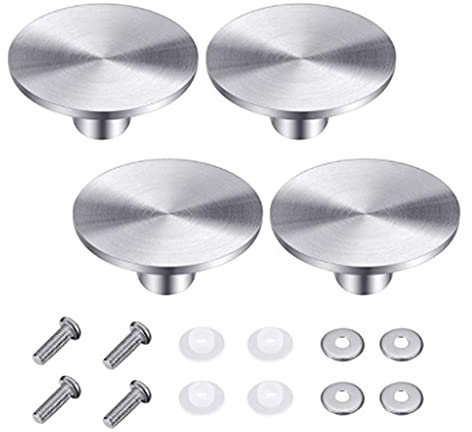 2 Set/4 Sets Dutch Oven Knobs Stainless Steel Kitchen Lid Handles Replacement Stainless Steel Lid Handles