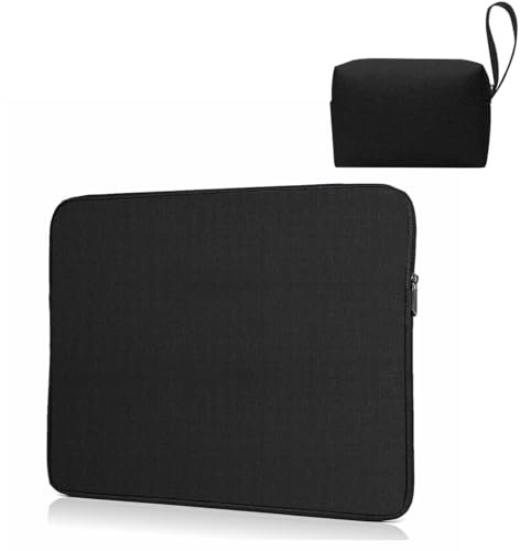 13 per computer portatile, con un piccolo alimentatore per computer portatile, leggero e resistente agli urti compatibile con MacBook HP Lenovo Dell ASUS Acer Chromebook-Nero