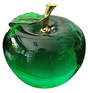 Kristallstatuen- – Weihnachtsschmuck als Tischstatue, 230 Gramm schwere, einzigartige Glas-Skulpturen | Hochwertige Dekofiguren, Wohnaccessoires, 2,36 Zoll großer Kristallschmuck für Regale und K