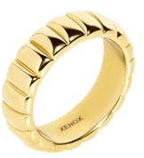 XENOX® Bold Bubble Ring - Damen Ring aus hochwertigem Edelstahl, 100% Wasserfest | X2671G/56