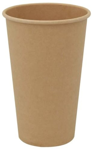 vidaXL Bicchieri da caffè in Carta 1000 pz 16oz 400ml Marrone