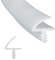 Joint de porte de chambre en CEIEVER - 10 m/25 m - Pour rainure de 3 mm et feuillure de 11 mm - Pour isolation phonique - Blanc