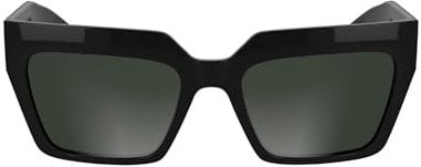 KARL LAGERFELD Women's Sunglasses KL6181S - Black with Solid Smoke Lens