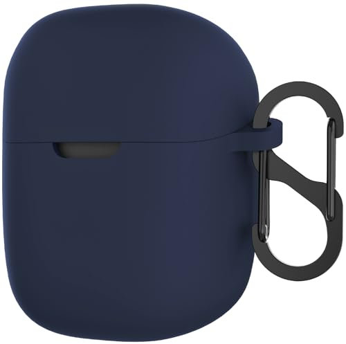 Geekria for Creators Microphone Case Cover Compatible with JBL Quantum Stream Wireless, Mic Silicone Protective Case Skin, Soft Microphone Travel Charging Case Sleeve (Blue)