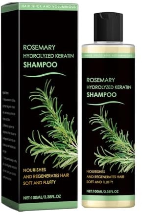 MEPHILIMIA® Rosmarinshampoo Haare, Rosmarin Revitalising Shampoo für Haarwachstum, Gegen Haarausfall, Rosemary Shampoo für kraftloses, dünner werdendes Haar
