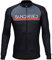 Sundried Mens Long Sleeve Cycling Jersey Road Bike MTB Bicycle Clothing (Black, M)