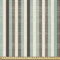 ABAKUHAUS Retro Gewebe als Meterware, Gestreift Klassisch Alt, Schön Gewebten Stoff für Polster und Wohnaccessoires, 1M (148x100cm), Mandelgrün Braun Creme