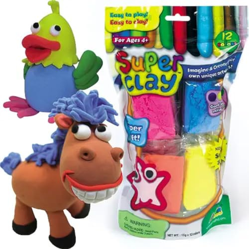 Baker Ross ET114 Superclay Value Pack (Per Pack)