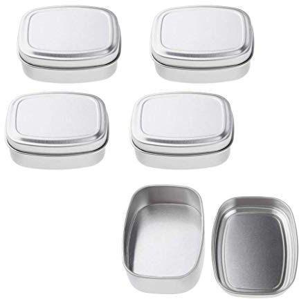 Tubayia - Juego de 5 recipientes de Aluminio (60 ml)