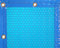 INTERNATIONAL COVER POOL Cobertor Solar 500 micras GeoBubble para Piscina de 4 x 6 Metros con Refuerzo en los Anchos