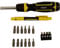 Rolson 28451 22 pc Ratchet Screwdriver & Bit Set