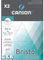 Pack 2 – Klebeblock, A4, 20 Blatt, Canson Bristol, satiniert, 250 g