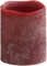 Mezzaluna Gifts - Candela natalizia in cera a LED rossa, misura M, altezza 9,5 cm x lunghezza 8 cm x larghezza 8 cm