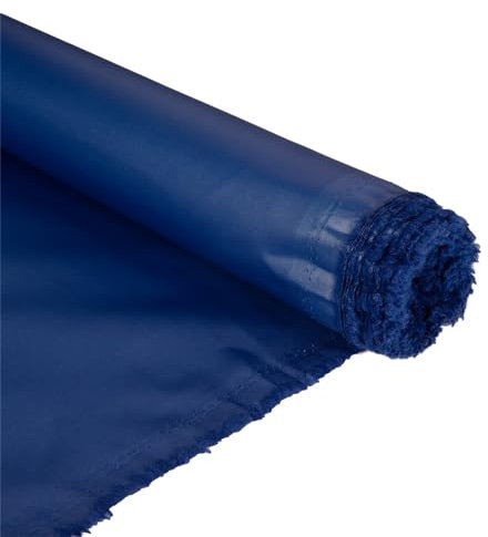 Royal Blue Waterproof Canvas Fabric – Durable, Flexible 100% PU Polyurethane, 150GSM, 0.8mm Slim, 150cm Wide – for Deckchairs, Outdoor Beanbags & Awnings – Material by The Metre