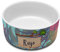 Plato Perro. Comedero Perro. Comederos y Bebederos con Nombre. Comedero Personalizado. Cuenco Cerámica. Volumen 650ml. Tropical