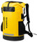GVANCA Wasserdichter Dry Bag Rucksack für Kajakfahren, Roll-Top-Verschluss, Trockenrucksack für Kajak, schwimmender Trockensack für Outdoor-Wasseraktivitäten, Bootfahren, Segeln, Gelb, 35 l