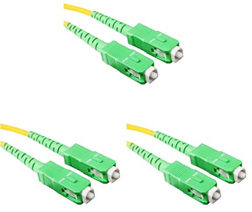 TEHAUX 3 Stück 10 M Glasfaserkabel Singlemode G652d Mit Geringer Einfügedämpfung Für Rechenzentren-backbone-netzwerke