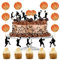 Giantree 24 Stück Basketball Deko Cake Toppers, Basketball Aktion Kuchen Topper Tortenaufleger, Basketball Tortendeko für Junge Kuchendeko Geburtstag Sport Thema Party Kuchen Dekorationen