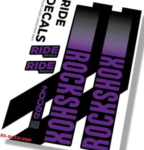 Ride Decals RockShox Recon Silver Boost MY21 (Model Year 2023) - Purple Matte