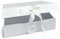 Verpackungswelt Geschenk-Box mit Deckel | 31 x 22 x 10 cm (10er Pack) | Geschenk-Karton mit Magnet-Verschluss & edler Schleife | Perfekt für Geburtstag, Hochzeit, Geburt | Geschenk-Verpackung Weiß