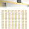Eabdice 60 Stuks Abnehmbare Acrylspiegel, Spiegel Wandaufkleber, Wandspiegel Aufkleber, Geeignet für Wanddekoration, Möbeloberflächen, Bilderrahmen