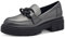 MARCO TOZZI Damen Loafer ohne Absatz Vegan mit Plateau, Silber (Pewter), 37 EU
