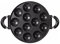 Swsdee Poêle Takoyaki en Fonte, Moules Takoyaki Gril Poêle, Poêle Ronde à Muffin, Antiadhésif Anti Brûlure,Outils de Cuisine DIY pour Boules de Crêpes, œufs Au Plat et Takoyaki (15 trous)