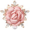 COMNICO Bouquet Broschen, Rose Brosche Blumen Haarspangen Schicke Elegante Blumen Brosche für Damen Modisches Kleid Anzug Schmuck Kleidung Accessoires Taschens Dekoration für Frauen Hochzeit Party