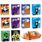 GOTFUN 10 Stück Cute Geschenktüte Tasche, Trick or Treat Tasche Halloween Candy Bag mit Griffen, 22x16x8cm Halloween Partytüten zum Verpacken von Geschenken (6 Stile）